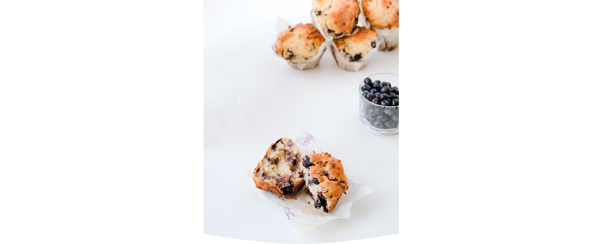 CAFÉ QUALITY BLUEBERRY YOGURT MUFFINS