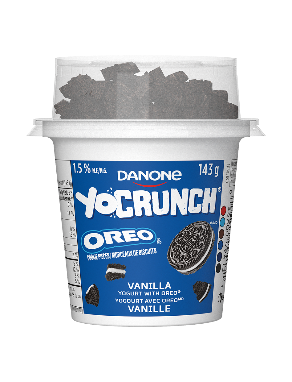 Yogourt à la Vanille et aux morceaux de biscuits OREO®